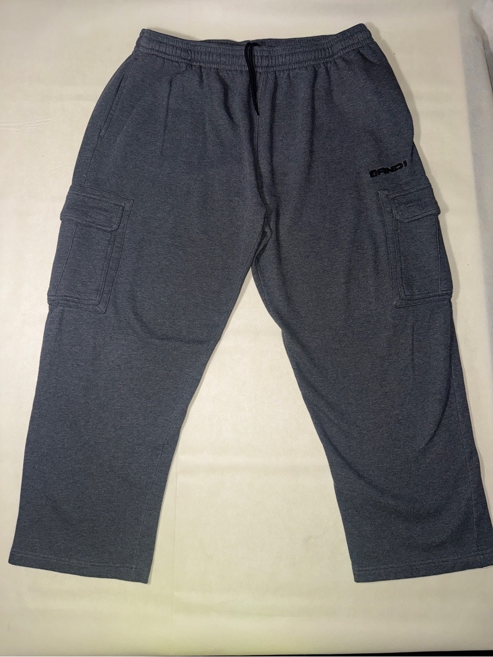 And1 Men's Charcoal Gray Cargo Jogger Pants